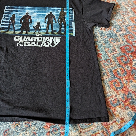 Marvel Guardians Of The Galaxy Movie Characters Rocket Black T-Shirt Size L 97 - Picture 7 of 8